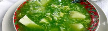 Caldo verde de Cajamarca