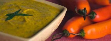 Salsa de ají amarillo y huacatay