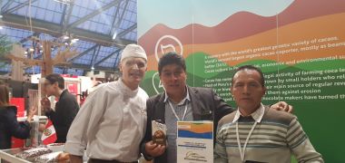 PRODUCTORES DE HUÁNUCO REPRESENTAN AL PERÚ EN EL SALÓN DEL CACAO Y CHOCOLATE EN BÉLGICA