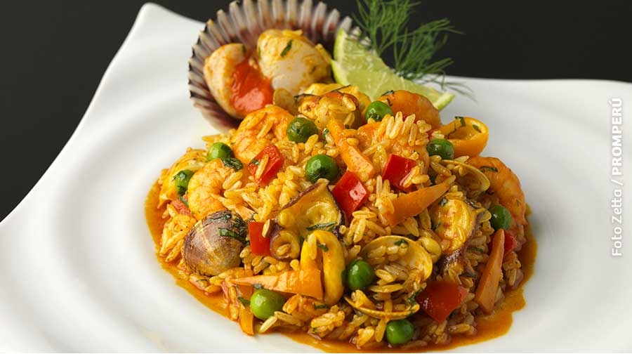 Arroz con Mariscos Peruano
