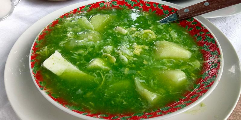 Caldo verde de Cajamarca