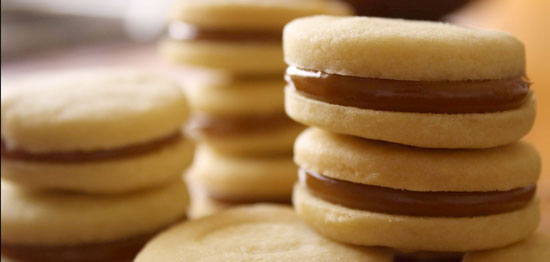 Alfajor con manjar blanco