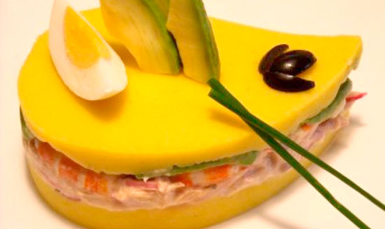 Receta de la causa rellena o causa limeña